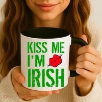 Kiss Me I'm Irish St. Patrick's Day Coffee Mug thumb 3