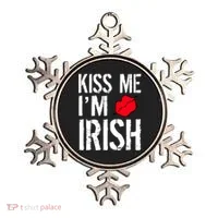 Kiss Me I'm Irish St. Patrick's Day Ornament thumb 0