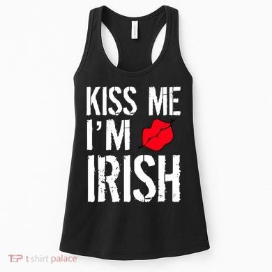 Kiss Me I'm Irish St. Patrick's Day Women's Tank Top