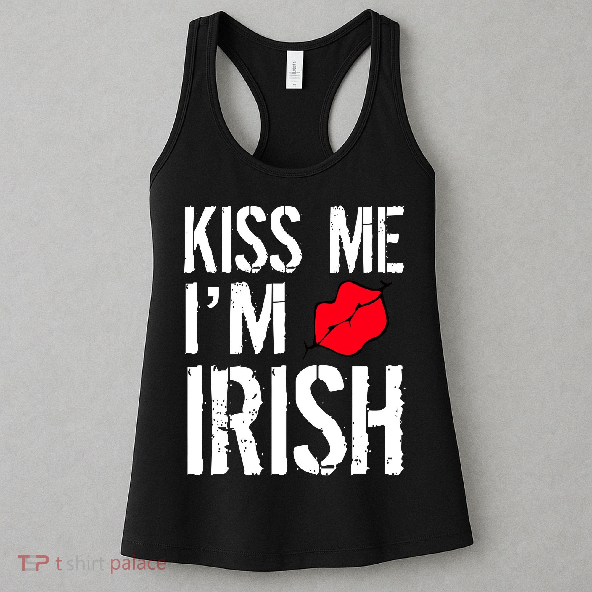 Kiss Me I'm Irish St. Patrick's Day Women's Tank Top