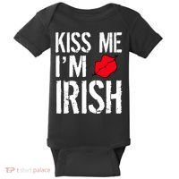 Kiss Me I'm Irish St. Patrick's Day Baby Bodysuit thumb 0