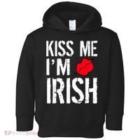 Kiss Me I'm Irish St. Patrick's Day Toddler Hoodie thumb 0