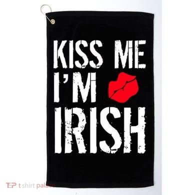Kiss Me I'm Irish St. Patrick's Day Golf Towel