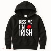 Kiss Me I'm Irish St. Patrick's Day Kids Hoodie thumb 0