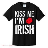 Kiss Me I'm Irish St. Patrick's Day Kids T-Shirt thumb 0