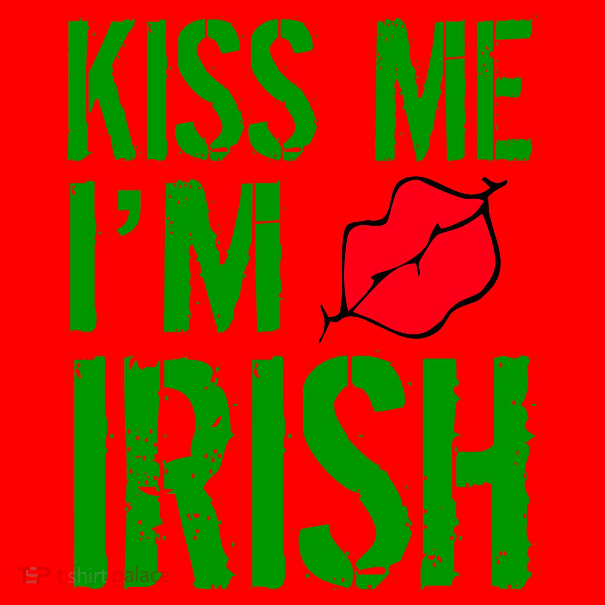Kiss Me I'm Irish St. Patrick's Day Santa Hat