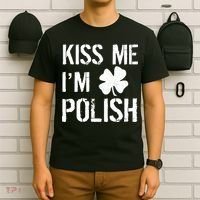 Kiss Me I'm Polish St. Patrick's Day T-Shirt thumb 6