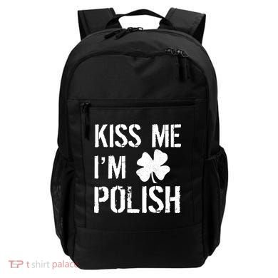Kiss Me I'm Polish St. Patrick's Day Backpack