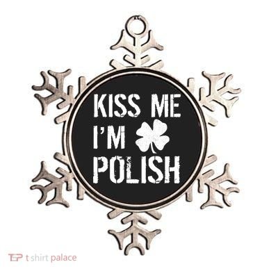 Kiss Me I'm Polish St. Patrick's Day Ornament