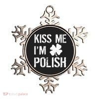 Kiss Me I'm Polish St. Patrick's Day Ornament thumb 0