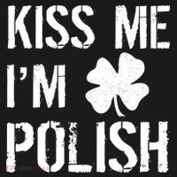 Kiss Me I'm Polish St. Patrick's Day Women's Long Sleeve Shirt thumb 2