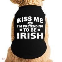 Kiss Me I'm Pretending To Be Irish Doggie Tank thumb 0