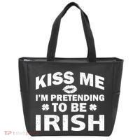 Kiss Me I'm Pretending To Be Irish Tote Bag thumb 0