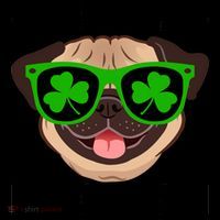 Kiss Me I'm Pugrish Funny Irish Coffee Mug thumb 5