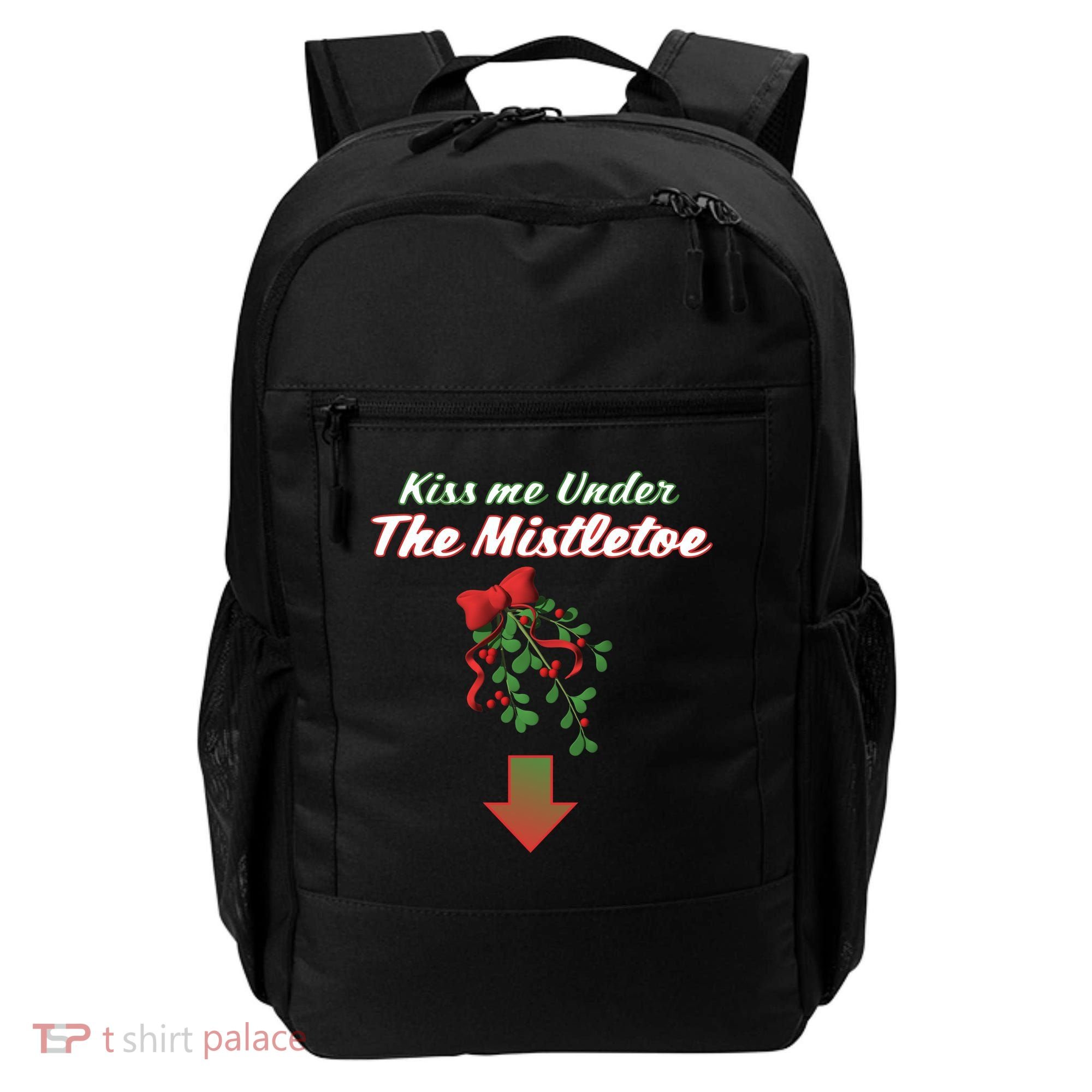 Kiss Me Under The Mistletoe Backpack