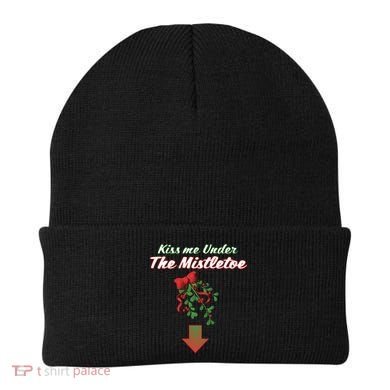 Kiss Me Under The Mistletoe Beanie