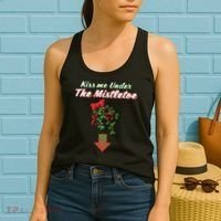 Kiss Me Under The Mistletoe Women's Tank Top thumb 2