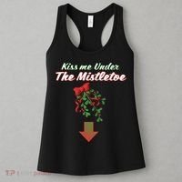 Kiss Me Under The Mistletoe Women's Tank Top thumb 3