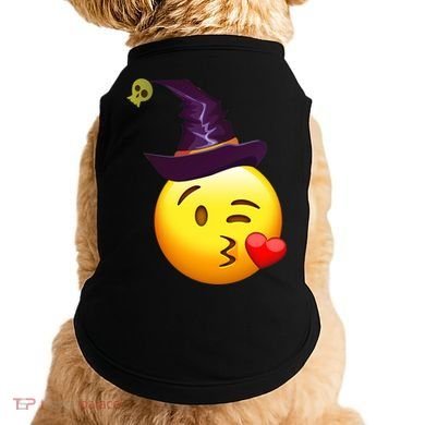 Kiss Witch Emoji Doggie Tank
