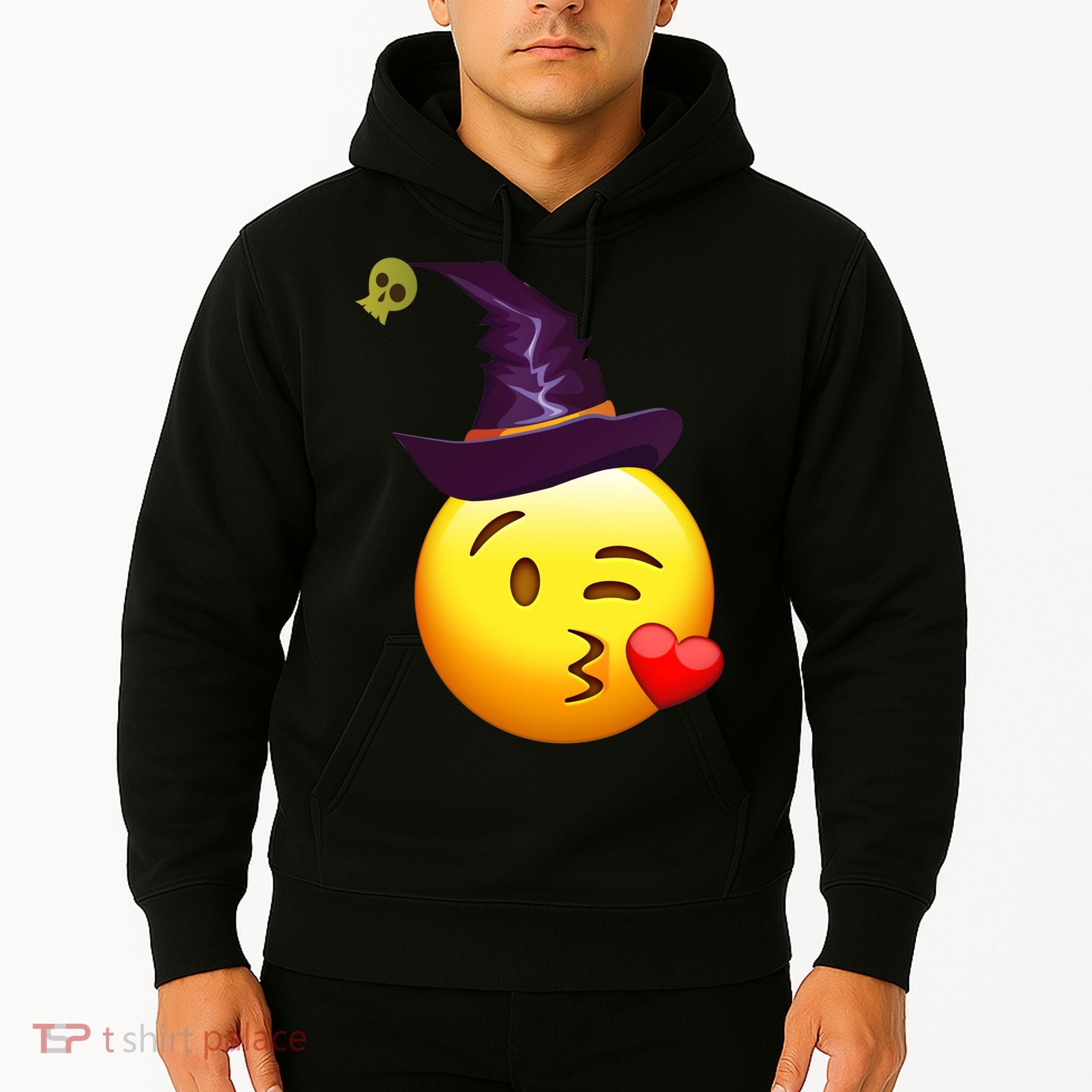 Kiss Witch Emoji Hoodie