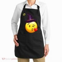 Kiss Witch Emoji Apron thumb 2