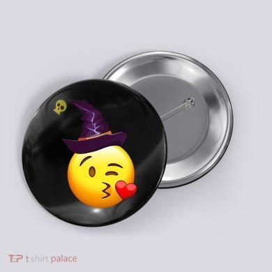Kiss Witch Emoji Button
