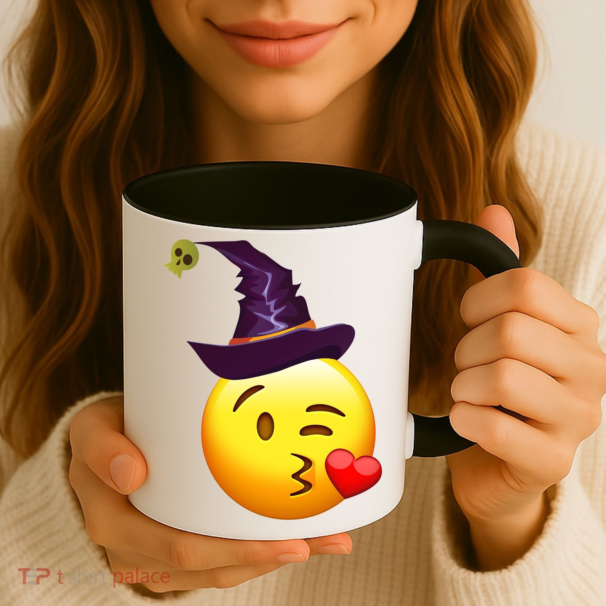 Kiss Witch Emoji Coffee Mug