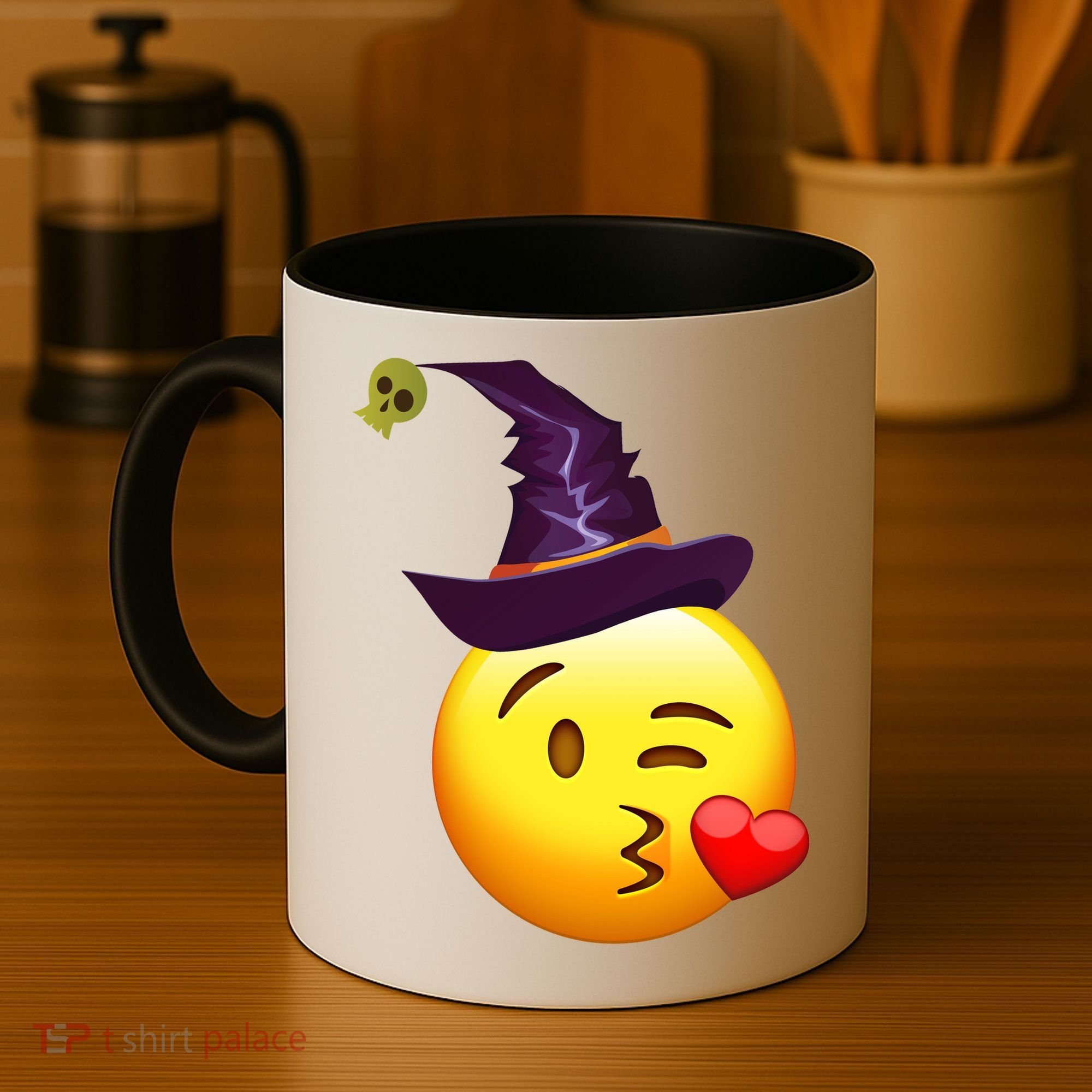 Kiss Witch Emoji Coffee Mug