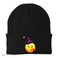 Kiss Witch Emoji Beanie thumb 0