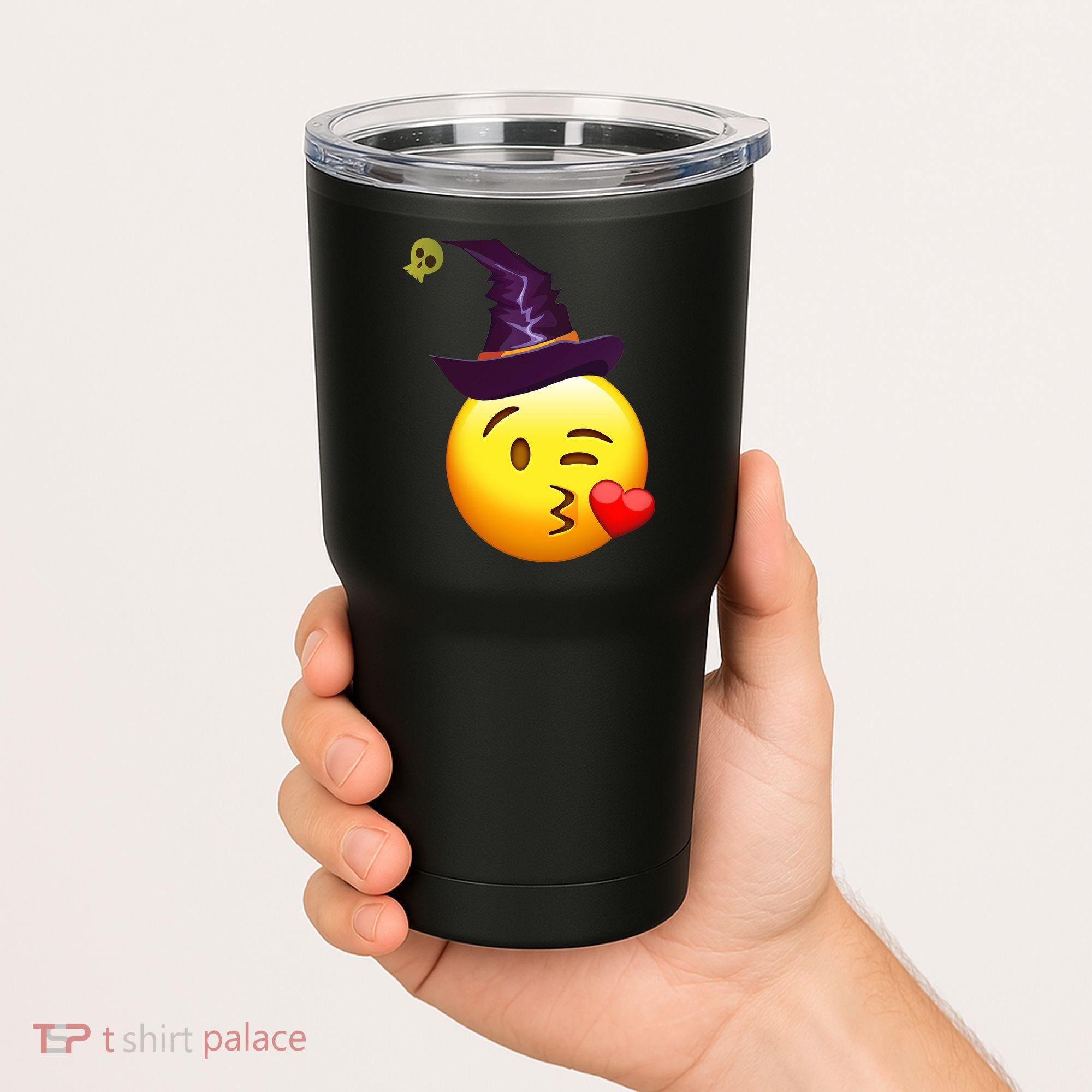 Kiss Witch Emoji Tumbler