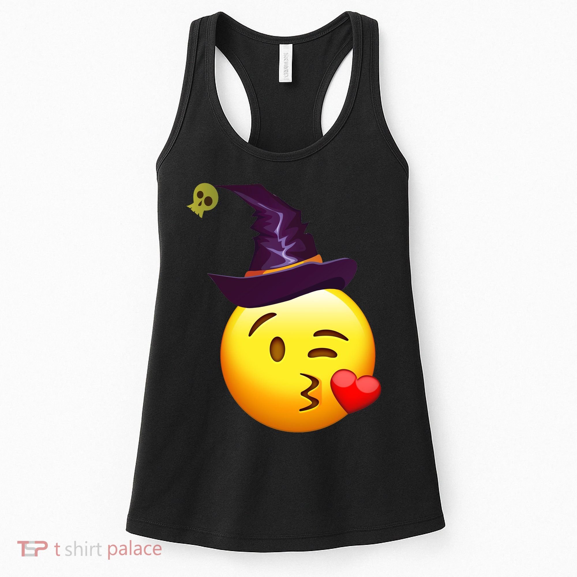 Kiss Witch Emoji Women's Tank Top