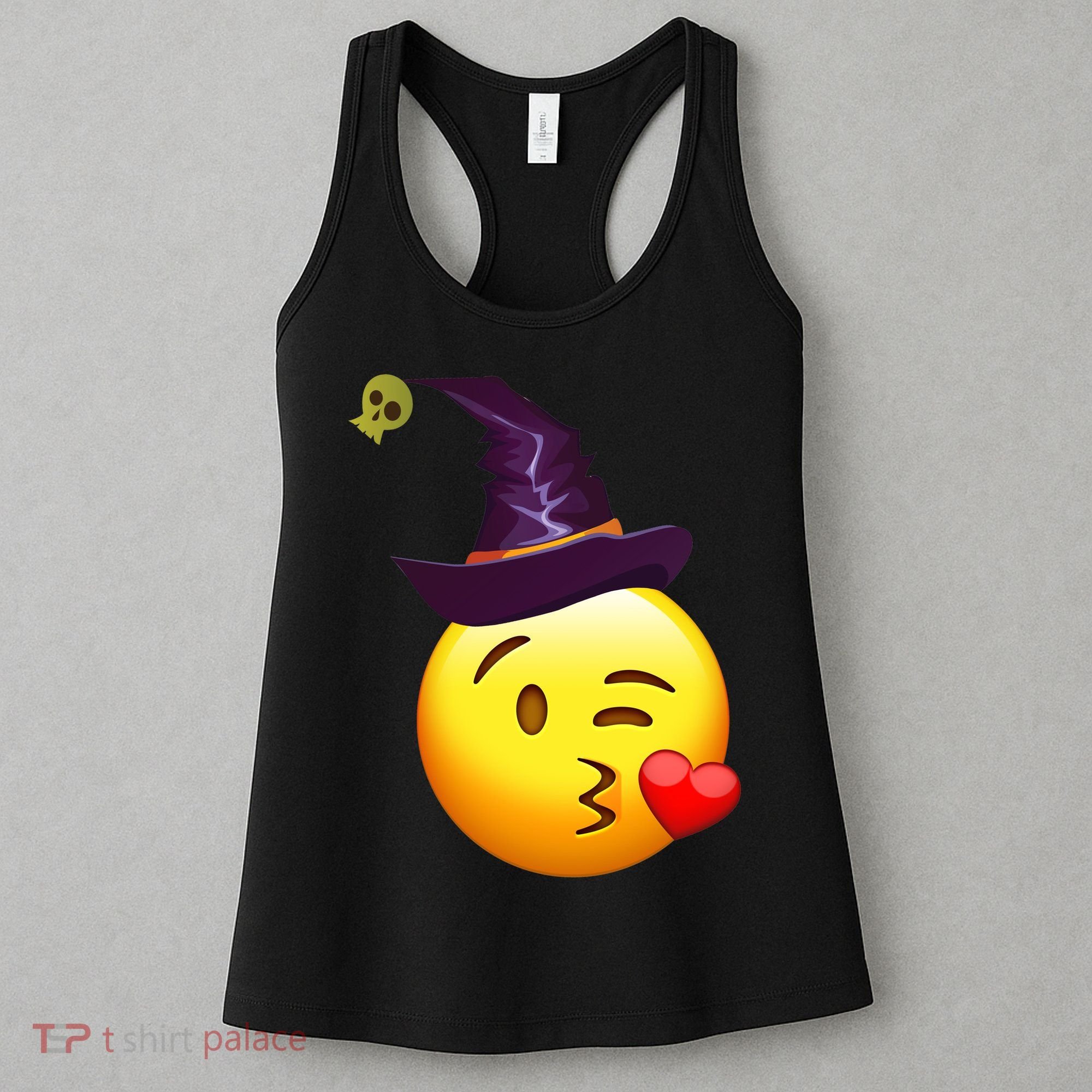 Kiss Witch Emoji Women's Tank Top