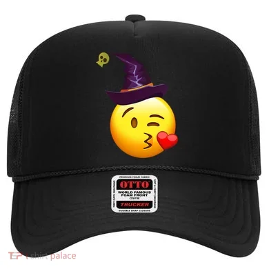 Kiss Witch Emoji Hat