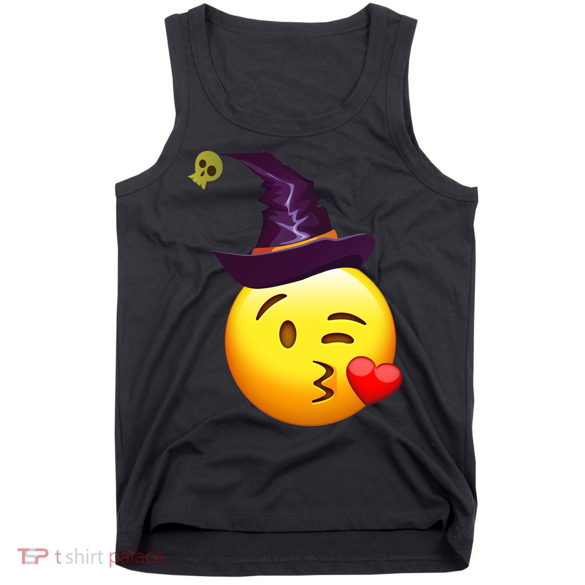 Kiss Witch Emoji Tank Top
