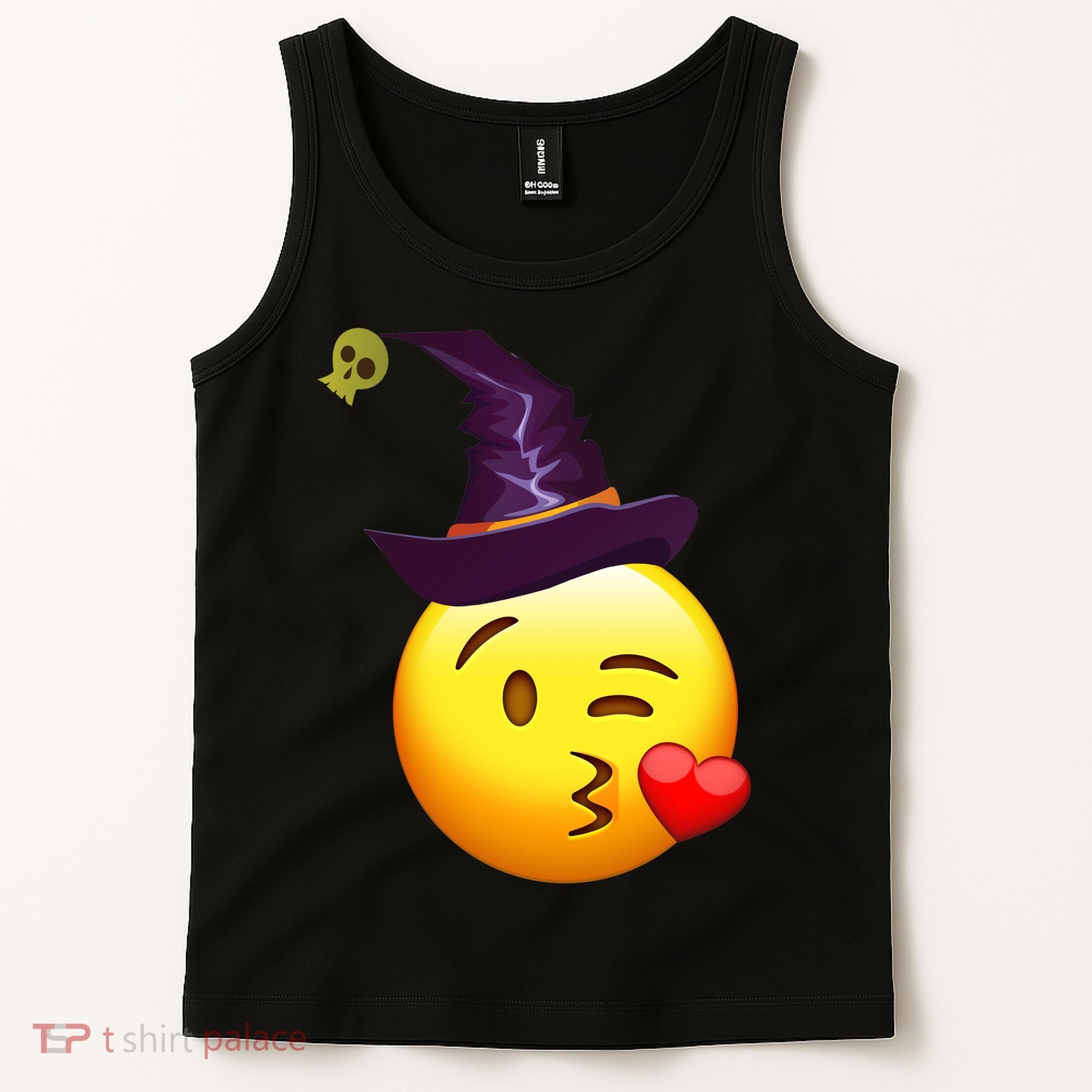 Kiss Witch Emoji Tank Top