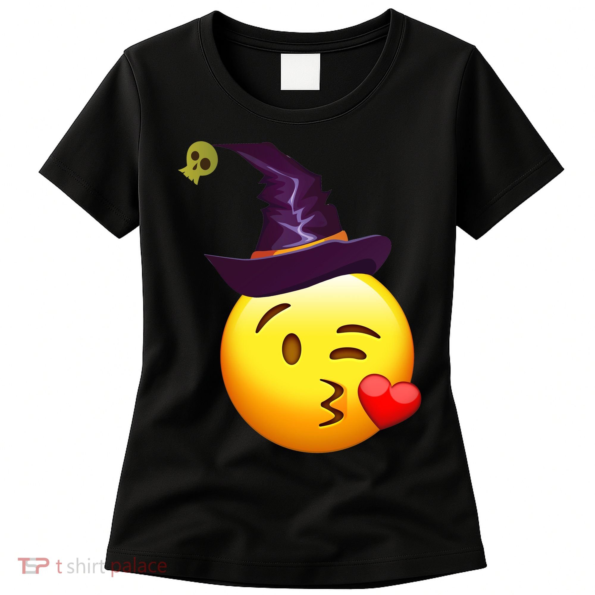 Kiss Witch Emoji Women's T-Shirt