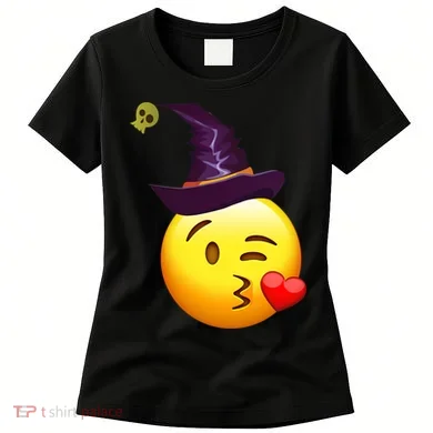 Kiss Witch Emoji Women's T-Shirt
