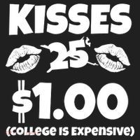Kisses 1 Dollar College Is Expensive Golf Towel thumb 3