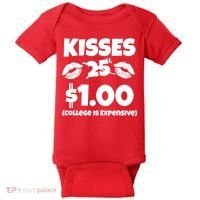 Kisses 1 Dollar College Is Expensive Baby Bodysuit thumb 0
