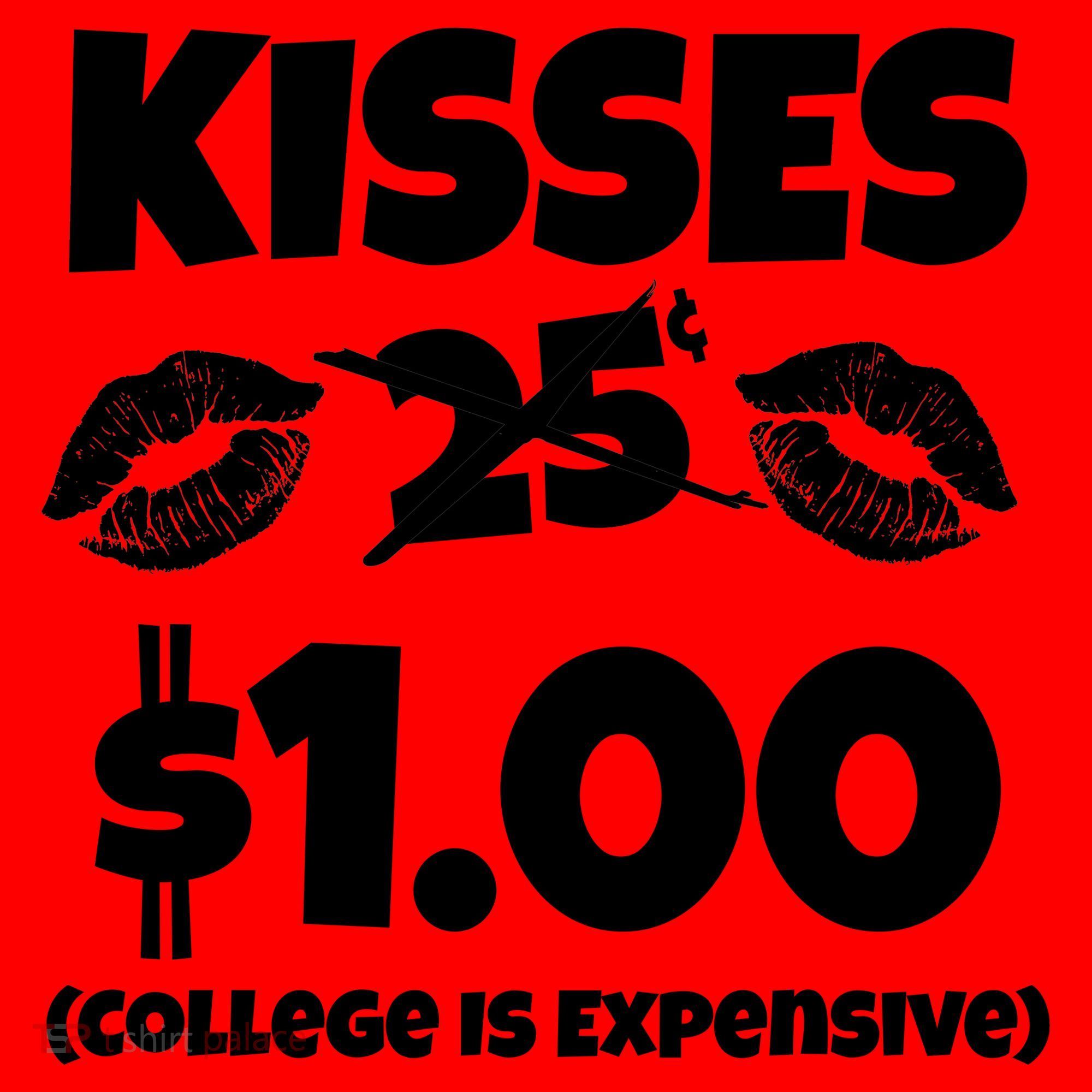 Kisses 1 Dollar College Is Expensive Santa Hat