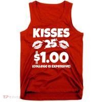 Kisses 1 Dollar College Is Expensive Tank Top thumb 0