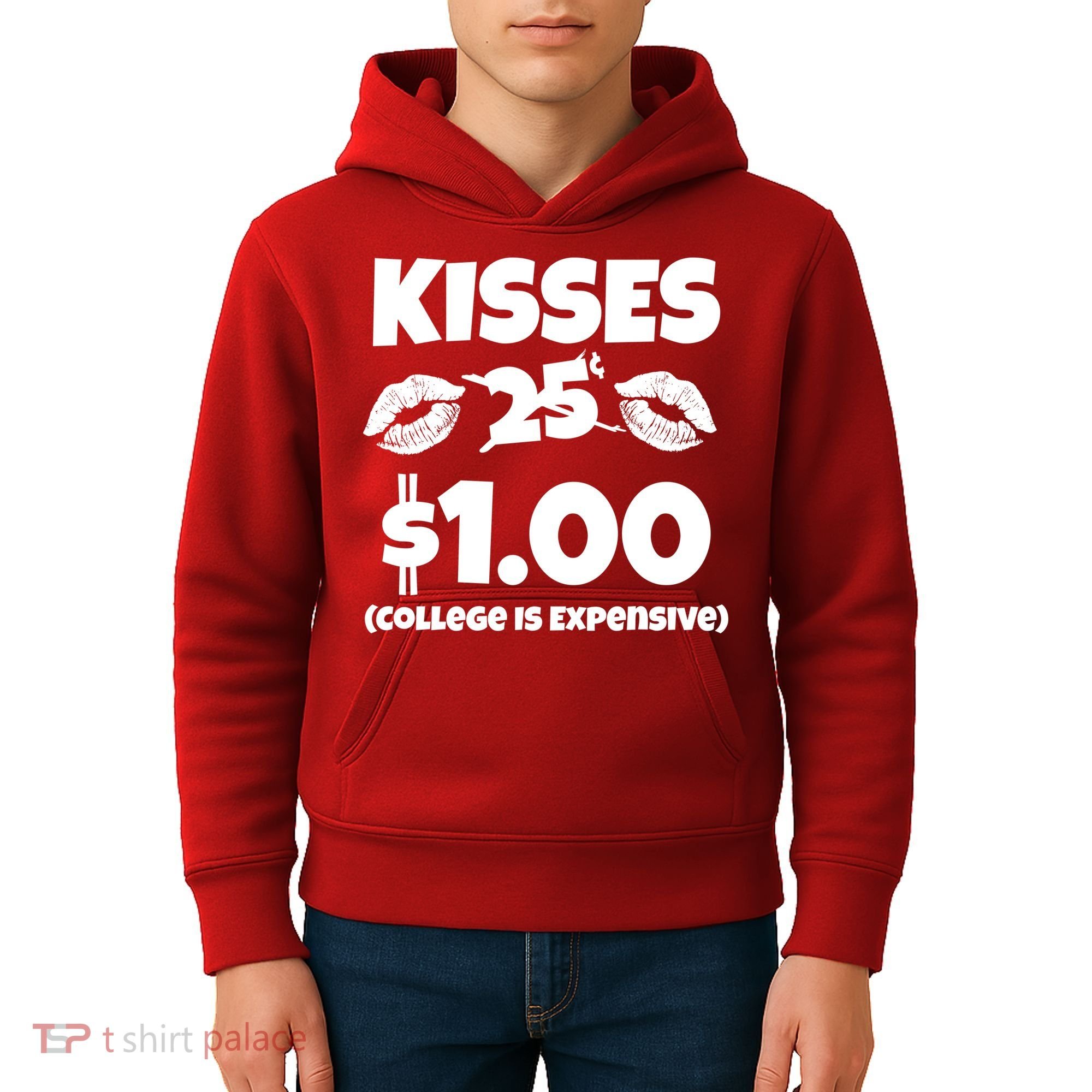 Kisses 1 Dollar College Is Expensive Kids Hoodie