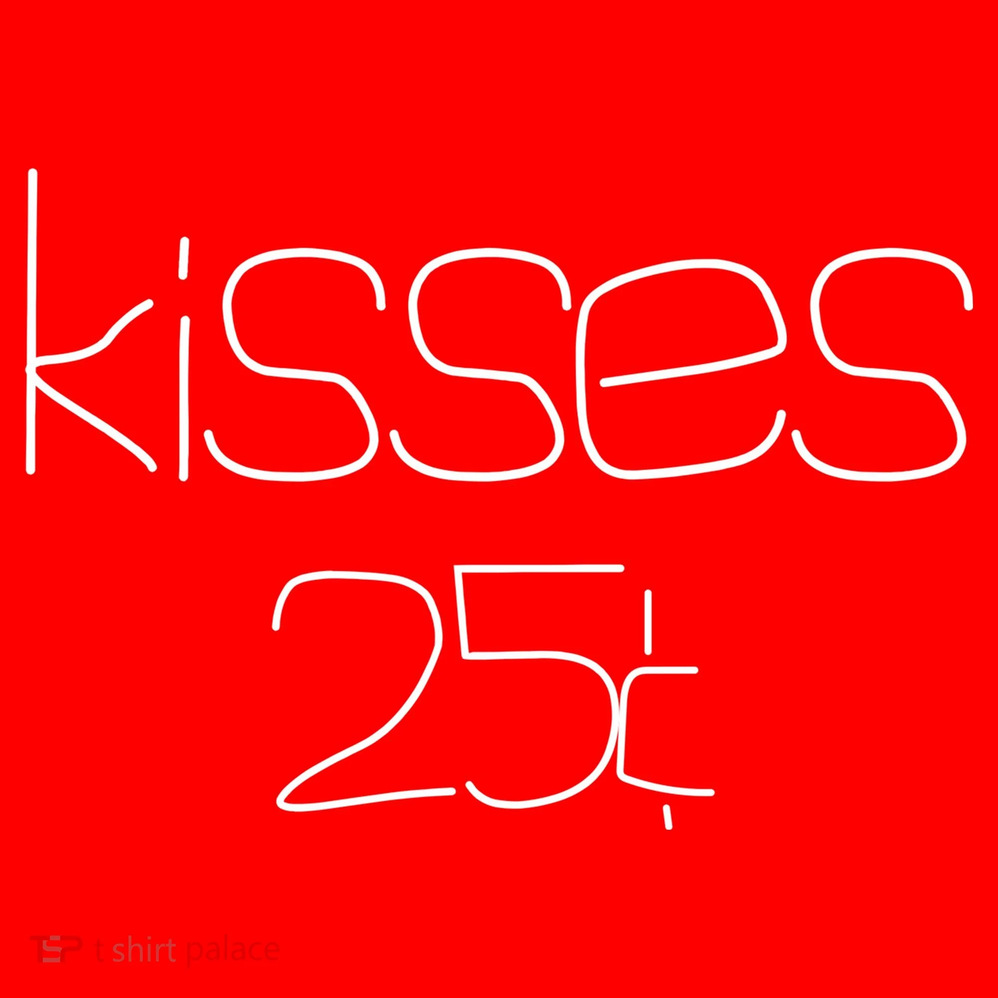 Kisses 20 Cents Button
