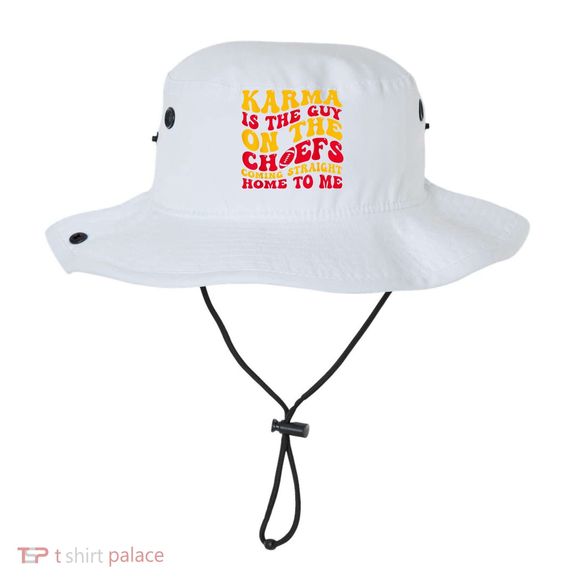 Karma Is the Guy on the Chief TRENDY  Bucket Hat