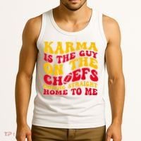 Karma Is the Guy on the Chief TRENDY  Tank Top thumb 3