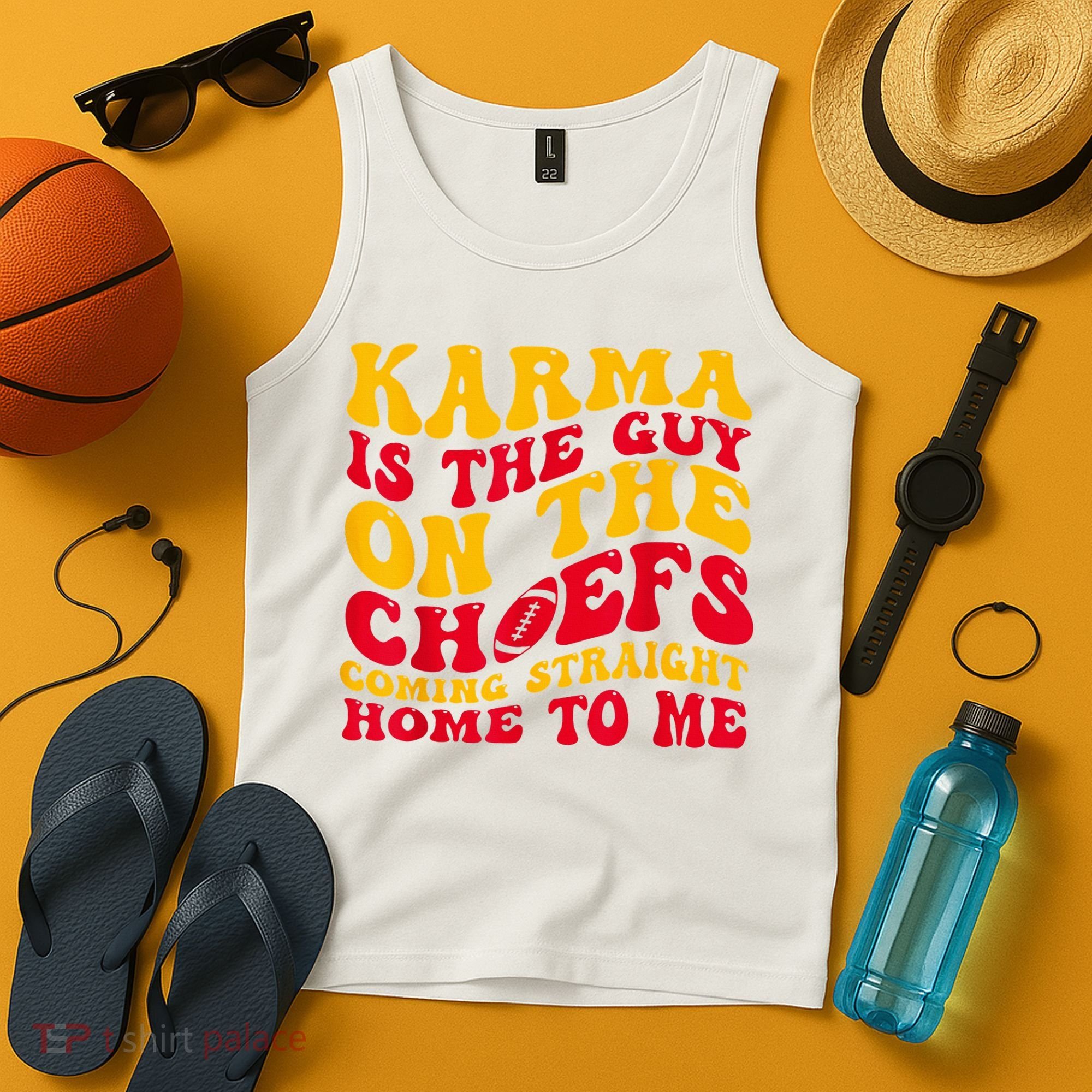 Karma Is the Guy on the Chief TRENDY  Tank Top
