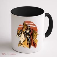 Knight In The Sunset Coffee Mug thumb 1