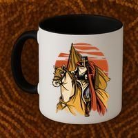Knight In The Sunset Coffee Mug thumb 2