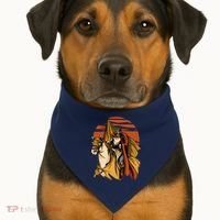 Knight In The Sunset USA-Made Doggie Bandana thumb 1
