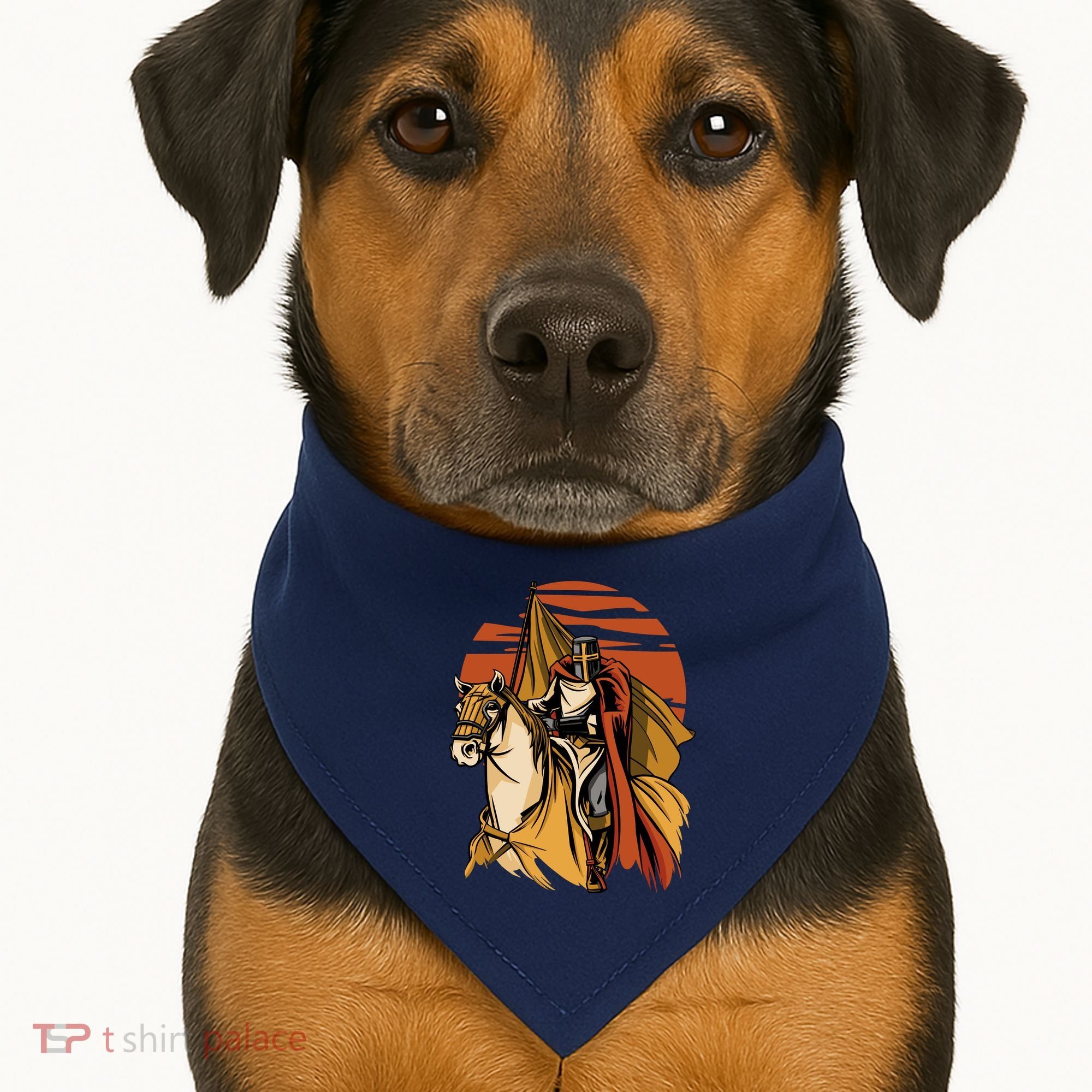 Knight In The Sunset USA-Made Doggie Bandana